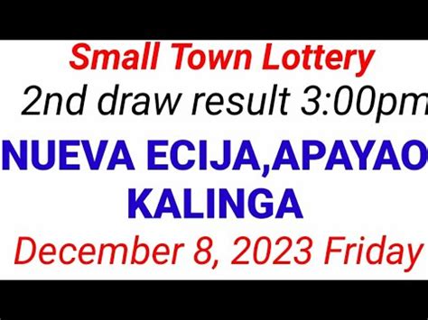 STL Apayao Results December 1 to 31, 2023.